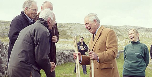 A Gift from the ely Family Farm to HRH Prince Charles